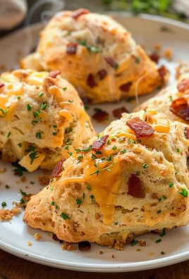 Air Fryer Apple Cheddar Bacon Scones
