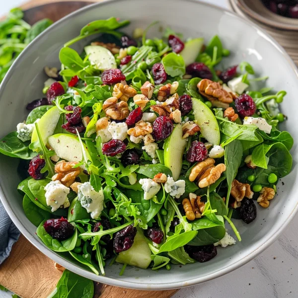 Apple Walnut Cranberry Salad