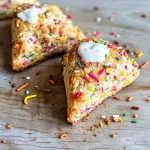 Birthday Cake Scones