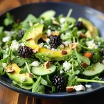 Blackberry, Avocado, and Arugula Salad