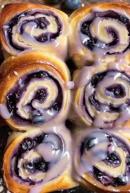 Blueberry Cheesecake Swirl Rolls
