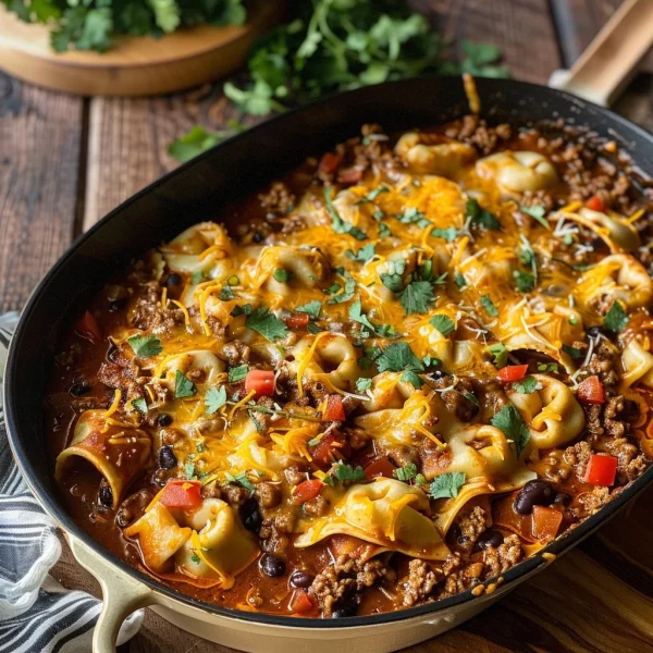 Cheesy Beef Enchiladas Tortellini: A Delicious Twist on Classic Comfort Food