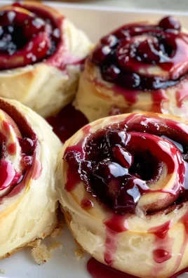 Cherry Cinnamon Rolls with Homemade Filling