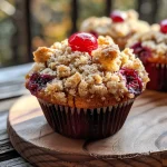 Cherry Cobbler Muffins