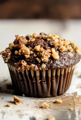 Chocolate Coffee Toffee Crunch Muffins