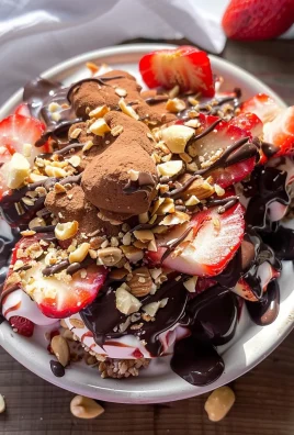 Chocolate Strawberry Banana Yogurt Clusters