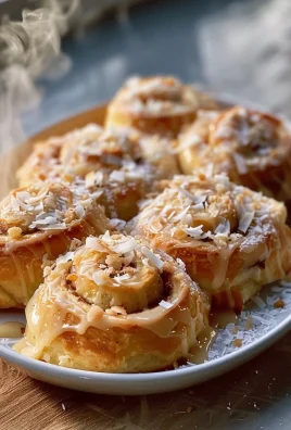 Coconut Cream Cinnamon Rolls