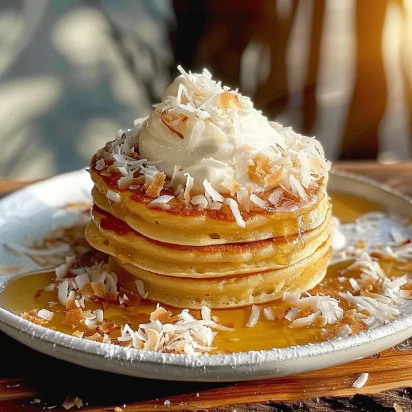 Coconut Cream Pancakes