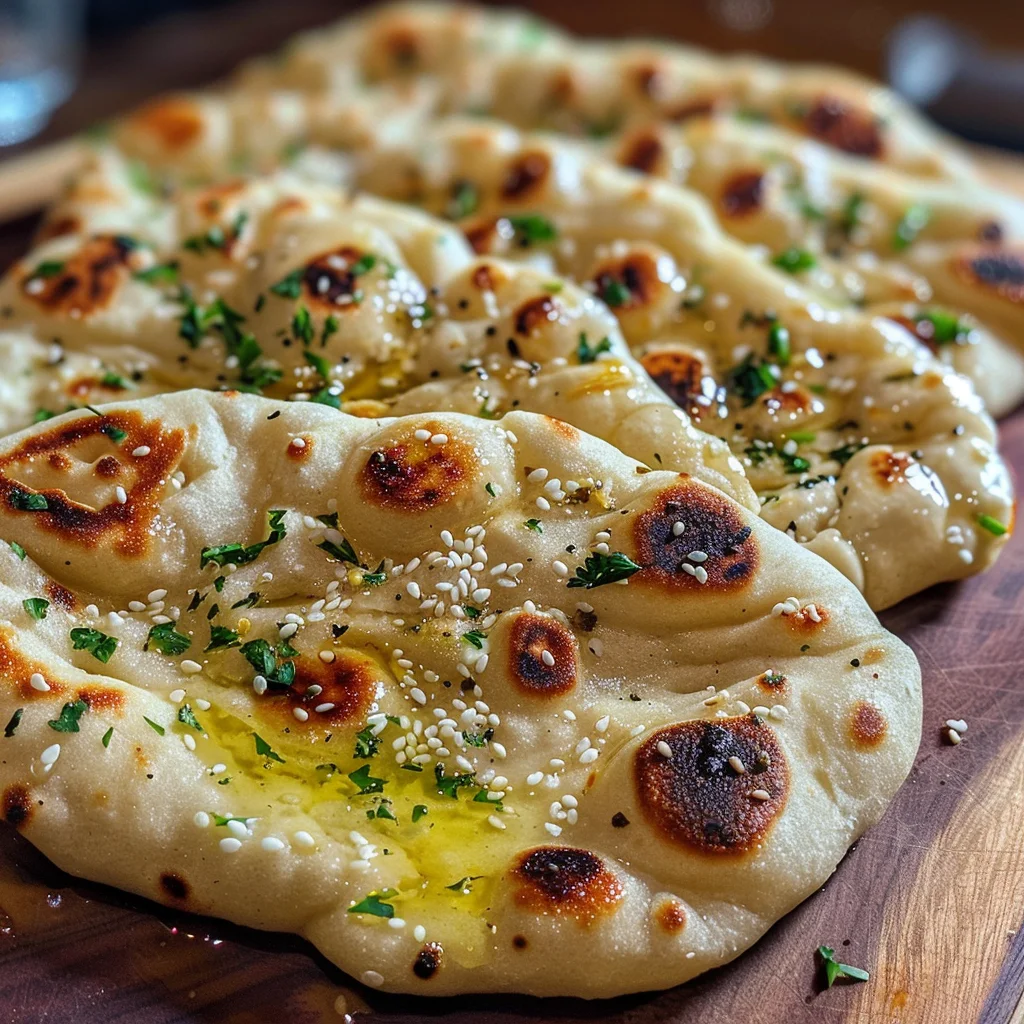 Cottage Cheese Garlic Naan (High Protein, No Yeast!) image 3