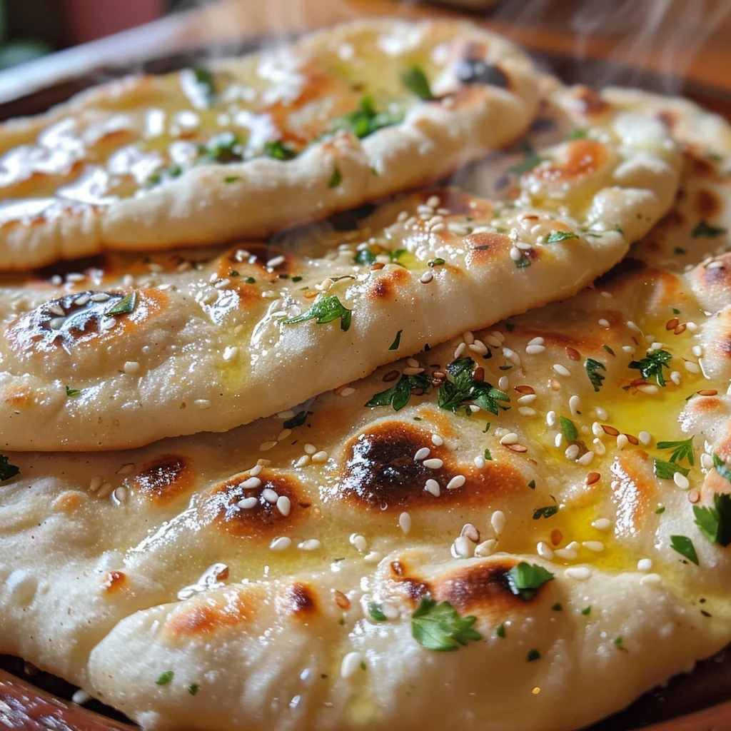 Cottage Cheese Garlic Naan (High Protein, No Yeast!) image 4