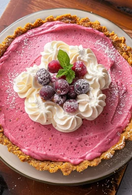 Cranberry Mousse Pie