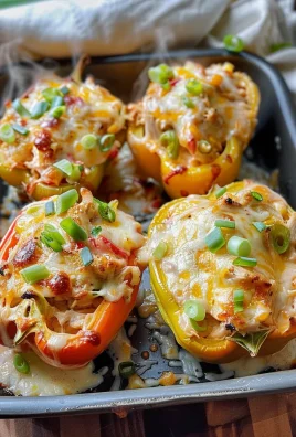 Creamy Chicken Stuffed Peppers