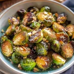 Crispy Air Fryer Brussels Sprouts (Keto, Low Carb)