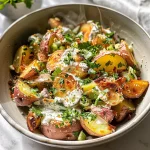 Crispy Smashed Potato Salad