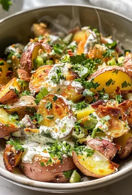 Crispy Smashed Potato Salad