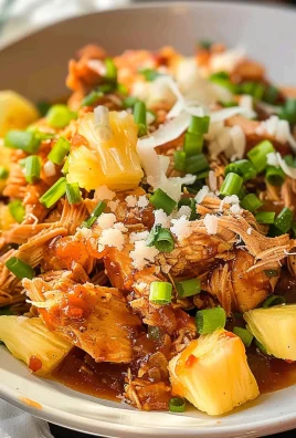 Crockpot Pineapple BBQ Chicken