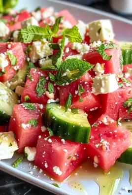 Feta Watermelon Salad