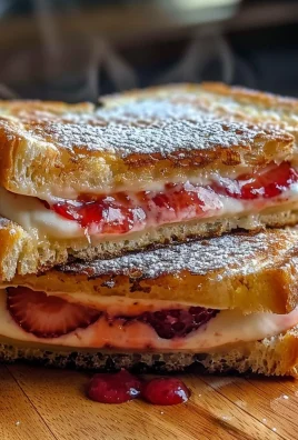 Fried Strawberry Cheesecake Sandwiches