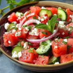 Greek Watermelon Salad
