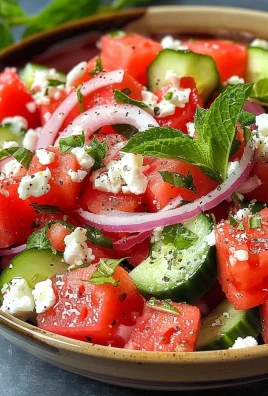 Greek Watermelon Salad