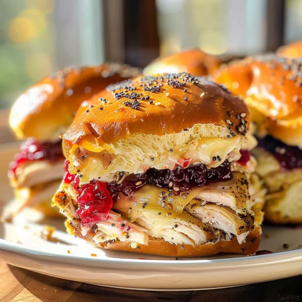 Havarti Cranberry Turkey Sliders