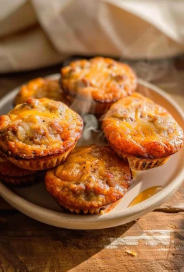High-Protein Pancake Sausage Mini Muffins