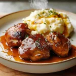 Honey Bbq Chicken & Creamy Garlic Parmesan Potatoes