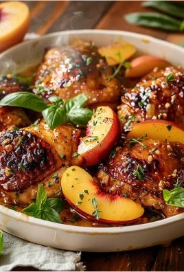 Honey Butter Peach Chicken