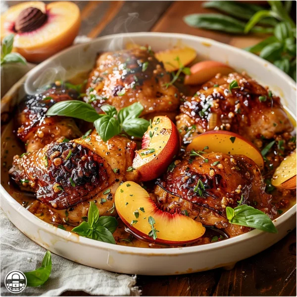 Honey Butter Peach Chicken