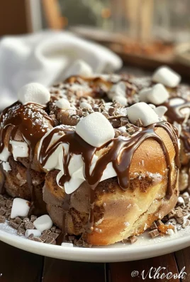 Hot Chocolate Marshmallow Cinnamon Rolls
