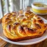 Lemon Poppy Seed Pull-Apart Bread