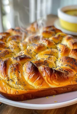 Lemon Poppy Seed Pull-Apart Bread