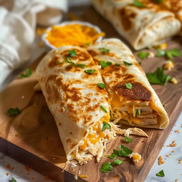 Low Carb Cheesy Garlic Chicken Wraps Recipes