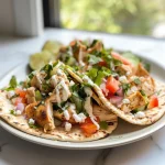 Mediterranean Chicken Pita Tacos