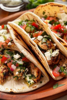 Mediterranean Chicken Tacos