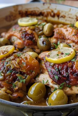 Mediterranean Chicken with Lemons and Olives