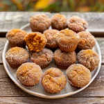 Mini Cinnamon Sugar Pumpkin Muffins