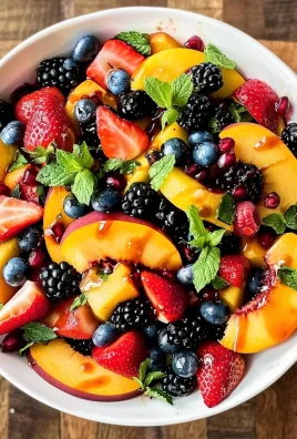 Peach Berry Fruit Salad