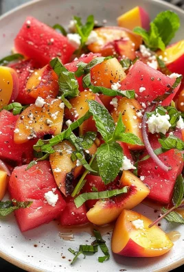 Peach Watermelon Salad: Refreshing Summer Delight Awaits!