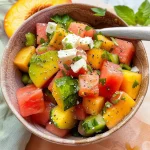 Peach Watermelon Salad Without Feta