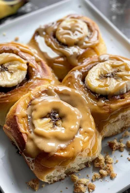 Peanut Butter Banana Cinnamon Rolls