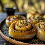 Pistachio Butter Cinnamon Rolls