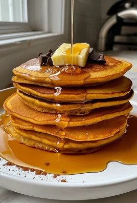 Pumpkin Cottage Cheese Pancakes