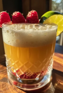 Raspberry Passionfruit agave syrup Sour