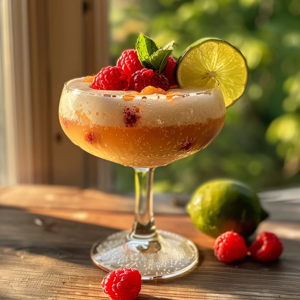 Raspberry Passionfruit agave syrup Sour image 2