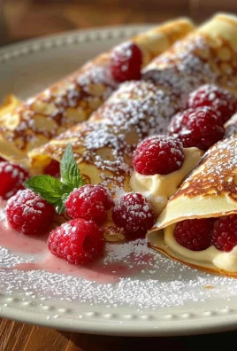 Raspberry Vanilla Cream Crepes – Light, Fluffy & Sweetly Decadent