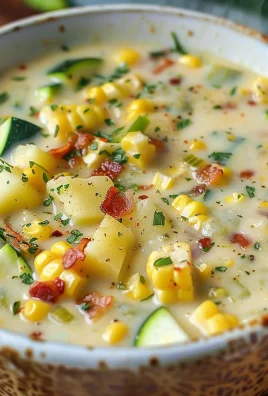 Summer Corn and Zucchini Chowder Recipe