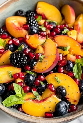 Summer Peach Fruit Salad