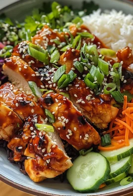 Sweet Chili Chicken Rice Bowls with Chicken Thighs