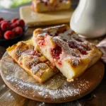 Sweet Focaccia with Raspberry Jam